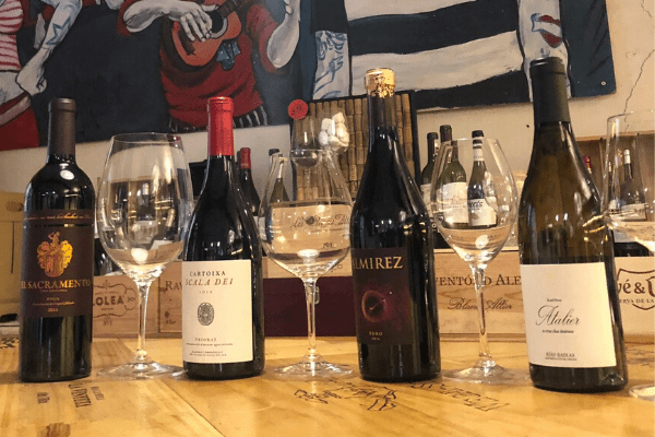 Wine tastings in our private tasting rooms or our wine bar and wine shop in Barcelona are always fun!